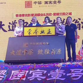 湯鎮(zhèn)業(yè)、洪欣出席中梁·國賓壹號(hào)啟動(dòng)儀式！