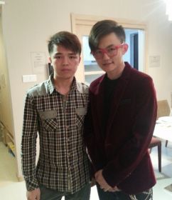 丁克森合影